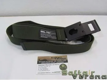 MilTec - Cintura Fibia Metallo - Verde - 38 mm - 13174501