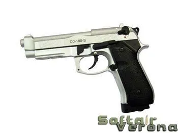 HFC - Pistola Beretta Blowback - CO2 - Cromata - HFC190 Cromata