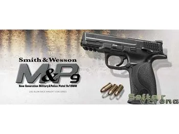 Marui - Pistola Smith&Wesson MP9 Blowback - Gas - Black - 61