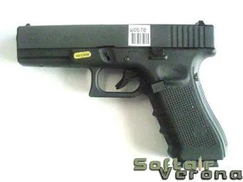 WE - Pistola G17 Blowback - Gas -Black - W057B