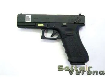 WE - Pistola G18 Blowback - Gas - Nera - W059B