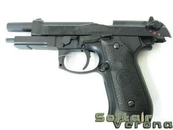 HFC - Pistola Beretta M9 Blowback - Raffica Gas - Nero  - HG-190R