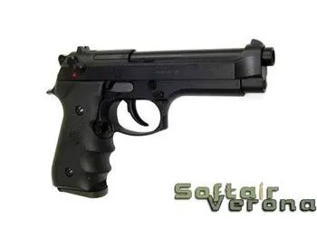 KJ WORKS - Pistola Beretta M9 Blowback - Gas - Black - GGB 1B
