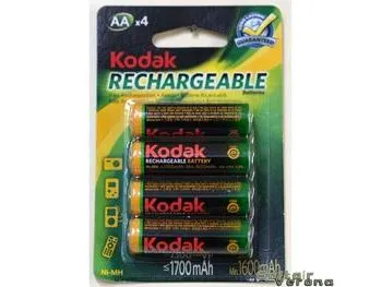 Kodak - Batteria Ricaricabili AA - KAAHR-4