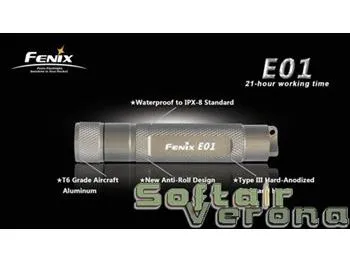 Fenix - Torcia E01 - 13 lumen - E01