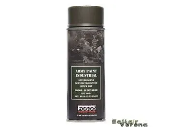 Fosco - Vernice spray opaca - Olive Drab - RAL 6014