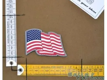 La Patcheria - Maxpedition Patch PVC 'Bandiera USA Ondeggiante' - ME03